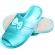 Pantufa Flexível Malha Tie Dye Infantil - Verde
