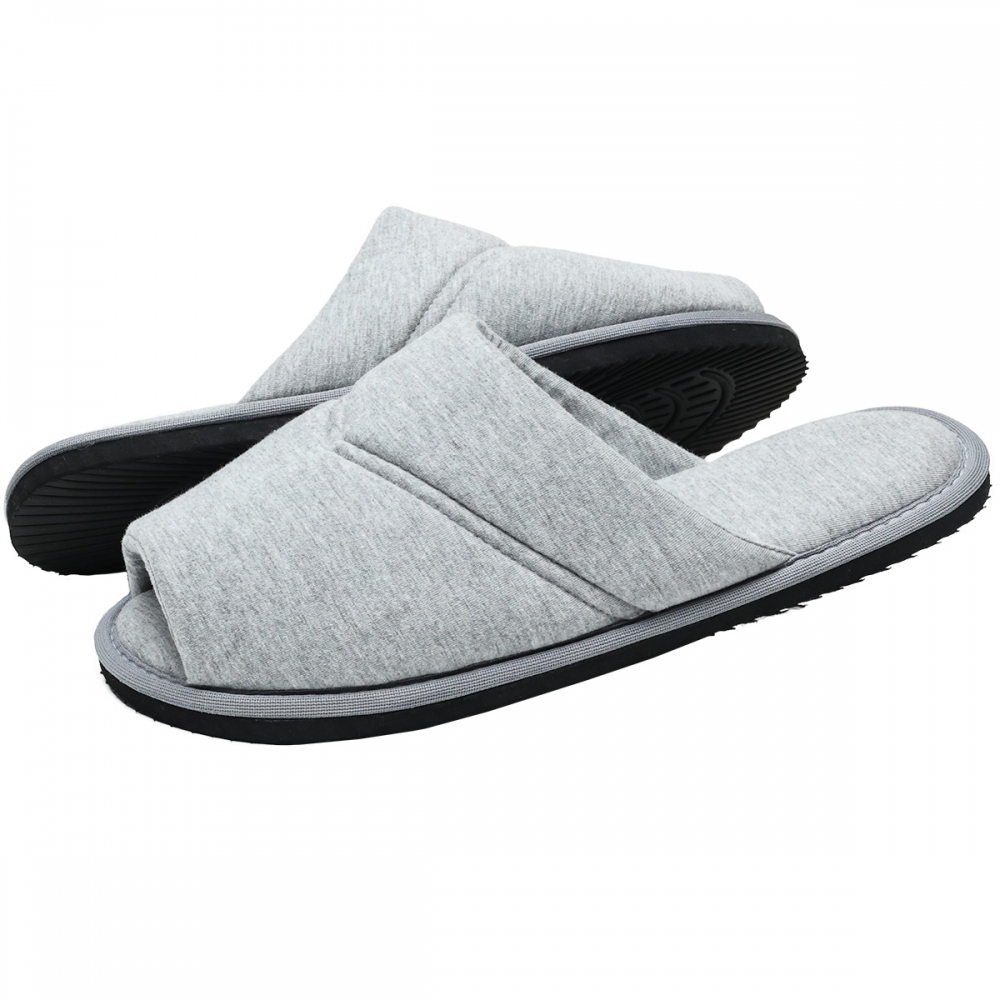 Pantufa PUFF Masculina Malha de Algodão - Mescla
