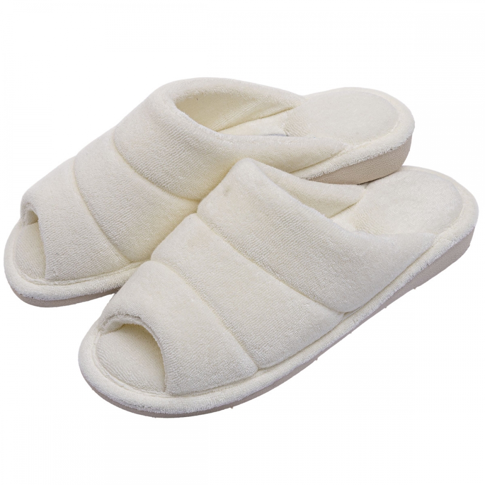 Pantufa Atoalhada Anatômica PUFF - Marfim