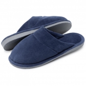 Pantufa em Plush com Solado de EVA Anatômico - Índigo