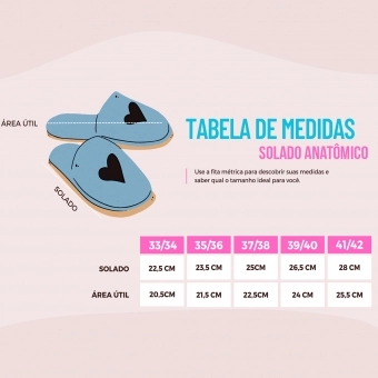 Pantufa Atoalhada Anatômica com Espuma Massageadora