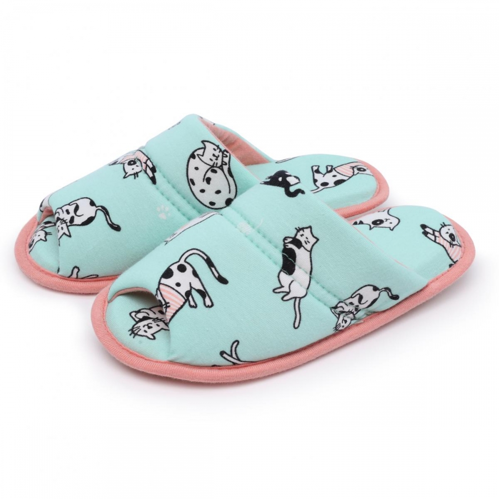 Pantufa Flexível Infantil Cotton Light Gatinho