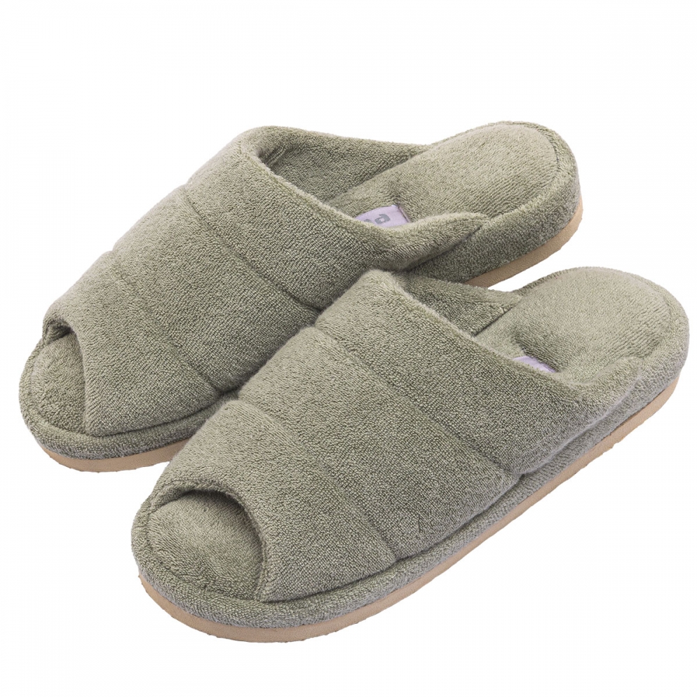 Pantufa Atoalhada Soft  Anatomic - Verde