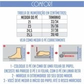 Pantufa Comfort Atoalhada Flexível Espuma 20mm Altura - Caqui