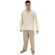 Pijama Masculino Conjunto Calça e Blusa Manga Longa Malha Algodão - Puff - Caqui