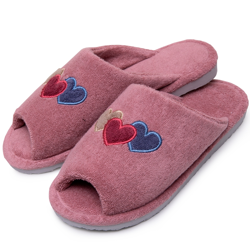 Pantufa Anatômica Aberta em Atoalhado Levite - Amora
