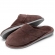 Pantufa em Plush com Solado de EVA Anatômico - Marrom