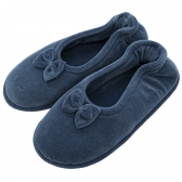 Sapatilha Flexível Plush com Laço PUFF - Índigo