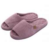 Pantufa Aberta Anatômica Elegance em Atoalhado - Amora