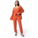 Conjunto Casual Malha Winter com Detalhes em Botões - Coral