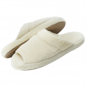 Pantufa Comfort Atoalhada Flexível Espuma 20mm Altura - Marfim