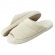 Pantufa Comfort Atoalhada Flexível Espuma 20mm Altura - Marfim