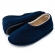 Pantufa Anatômica Flexível Masculina Atoalhada Mocassim - Marinho