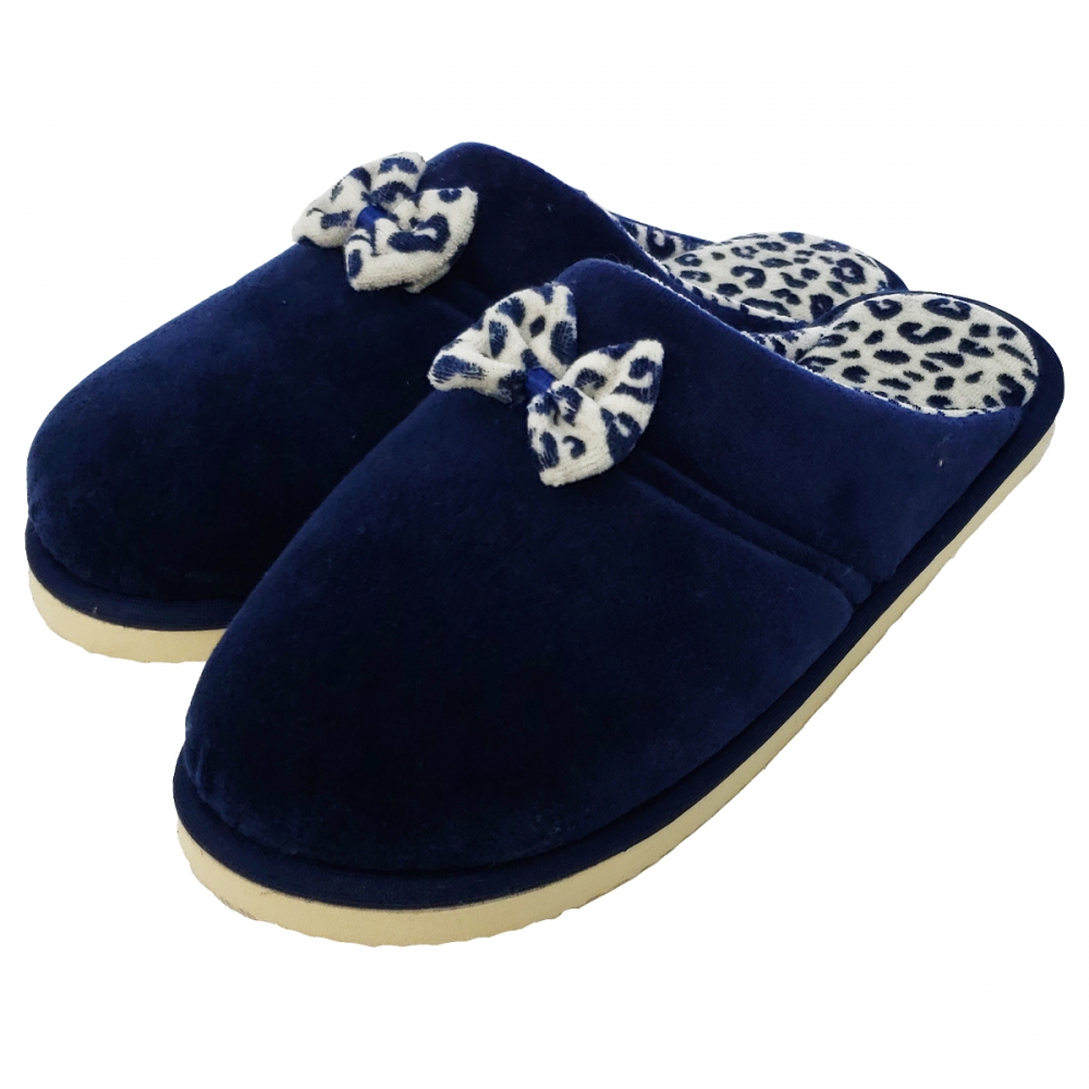 Pantufa Sola Plana em Plush Estampado