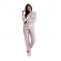 Pijama Pelucia Coração Com Plush - Rosa