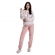 Pijama Pelúcia Losango Com Microsoft - Porcelana