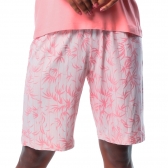 Bermudoll Regata em Viscolycra Floral - Rosa