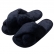 Pantufa Flexível em Pelúcia - Preto