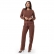Conjunto em Ultrasoft Comfy Itália Liso - Marrom
