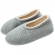 Pantufa Anatômica Masculina Atoalhada Mocassim - Mescla