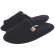 Pantufa Feminina em Atoalhado Solado Anatômico Flexível Puff - Preto