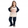 Pijama Malha Microsoft Liso Subl Infantil - Marinho