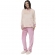 Pijama Feminino de Inverno em Fleece Peluciado - Ursinho - Blush