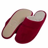 Pantufa Flexível Pelúcia com Plush PUFF - Vermelho