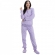 Pijama Pelúcia Estrela Punho - Lilás