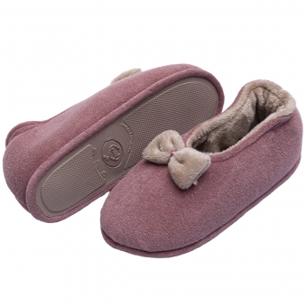 Sapatilha Atoalhado com Laço Pelúcia PUFF