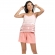 Short Doll em Malha Estampada - Salmão
