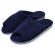 Pantufa Feminina Anatômica Atoalhada Puff - Marinho
