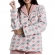Pijama Pelúcia Losango Com Microsoft Aberto - Porcelana
