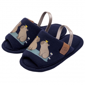 Pantufa Bebê Capivara Feliz - Puff Kids