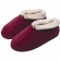 Pantufa Bota Feminina em Plush com Unifloc - Puff - Bordô