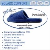 Pantufa PUFF Masculina Atoalhada Lavável à Máquina - Mescla