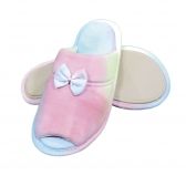Pantufa Flexível Malha Tie Dye Infantil - Rosa
