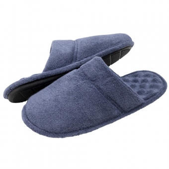 Pantufa Atoalhada Masculina com Espuma Massageadora - PUFF