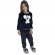 Pijama Puff Kids Pelúcia Fleece Coala Infantil Unisex - Preto
