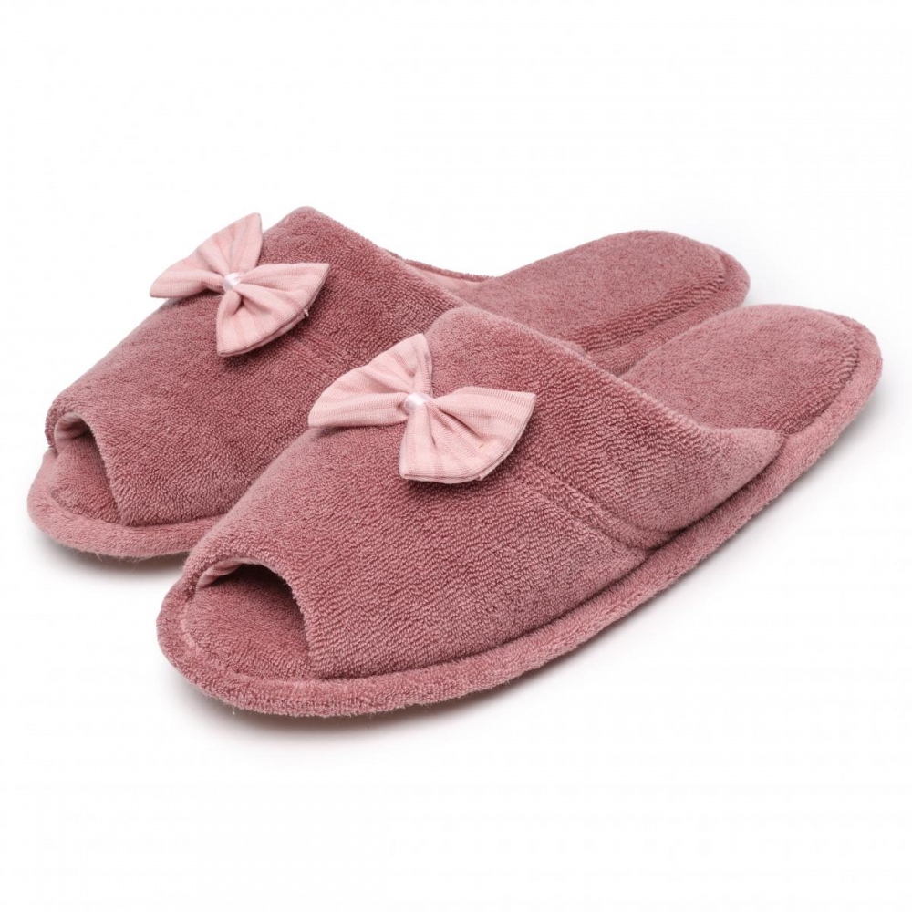 Pantufa Flexível Atoalhada com Viscolycra Listrada - Amora