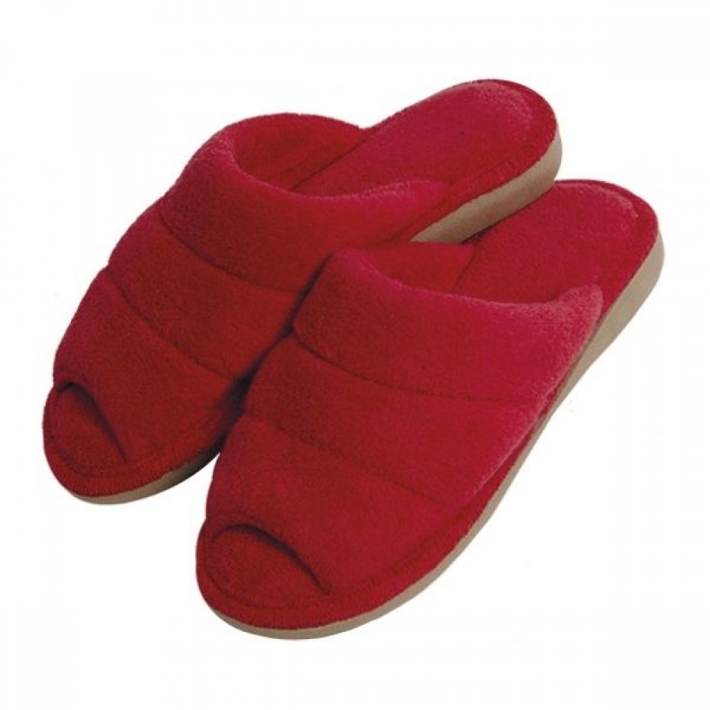 Pantufa Atoalhada Anatômica PUFF - Vermelho