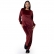 Pijama Longo em Plush Super Soft - Bordo
