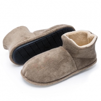 Bota Masculina Anatômica Flexível em Atoalhado com Pelúcia
