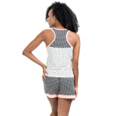 Short Doll Regata em Viscolycra Poá