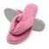 Pantufa de Dedo Atoalhada com Solado de EVA Anatômico - Rosa