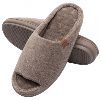 Pantufa Aberta Anatômica Elegance em Atoalhado