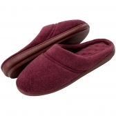 Pantufa Fechada Anatômica Elegance em Atoalhado - Bordô