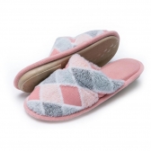 Pantufa Anatômica Flexível Microsoft Pelúcia Losango - Porcelana