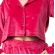 Conjunto casual em Plush com Abertura em Botão - Pink