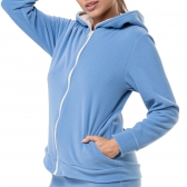 Conjunto Microsoft Liso Zíper - Indigo